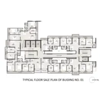 Nakshatra Reserve 3 BHK floor plan 857 sq.ft. Virar West